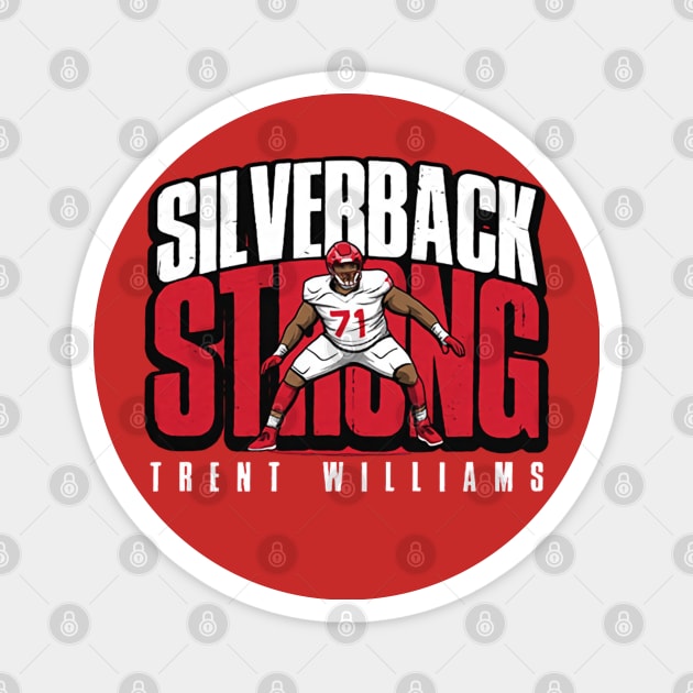 Trent Williams Silverback Strong Magnet by Chunta_Design